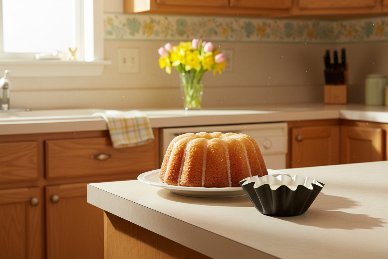 90's kitchen in the spring with Apothe Waxmelt Tart